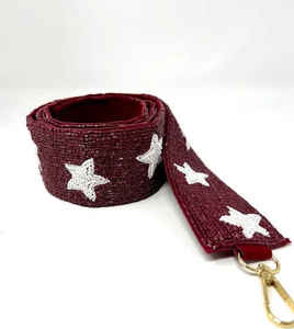 Sangles de sac perlées Multicolore fait à la main Accessoire de mode Vêtements de fête Tissu et élégant Porte-monnaie perlé en verre par glowin fashion - Product Image 5