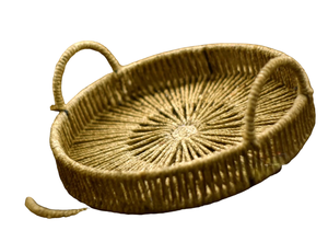 2023 plateau de service en jute fabriqué à la main moderne plateau de service en jute de haute qualité élégant pour la maison hôtel cuisine servant une utilisation - Product Image 3