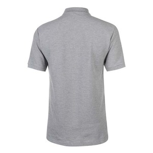 Polo personnalisé 100% coton pour hommes, couleur gris foncé, chemise à manches courtes, coupe slim, prix de gros, vêtements d'été - Product Image 3