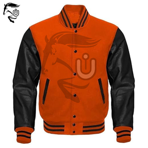 "Chaquetas universitarias de diseño personalizado | Chaquetas con letras de lana y cuero de estilo universitario al por mayor" POR UNBRIDLEDS INDUSTRY - Product Image 4