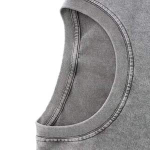 Conjunto informal de verano lavado con ácido más vendido al por mayor para hombre, trajes cortos de 2 piezas con logotipo personalizado al por mayor, camisa y pantalones cortos - Product Image 3