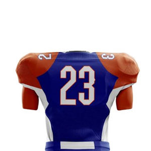 Uniforme de Fútbol Americano Personalizable de Manga Corta, Transpirable, Antibacterial, Anti-UV, de Secado Rápido, en Spandex/Algodón, de Alta Calidad - Product Image 5