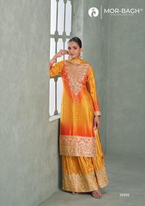 Chinon Silk And Work <b>Designer</b> Salwar Suits Full <b>Catalog</b> available at wholesale rate, premium collection at wholesale price. - Product Image 4