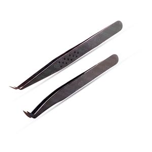 Pinzas de volumen de pestañas construidas con tensión antifatiga y recubrimiento libre de estática ideal para profesionales de salón - Product Image 5