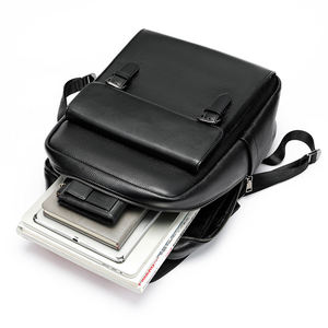 <b>Men</b> Business Travel Backpack School <b>Bags</b> Large Capacity 15.6 Inch Laptop Backpack Genuine Leather Backpack <b>Bag</b> for <b>Men</b> - Product Image 6