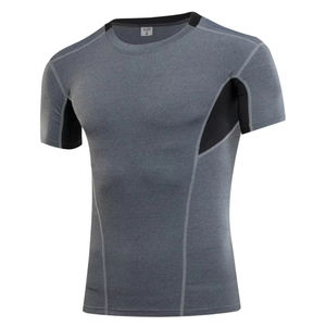 Dernier modèle T-shirt peigné à carreaux pour hommes personnalisé de haute qualité avant 200 grammes sérigraphie brodée - Product Image 6