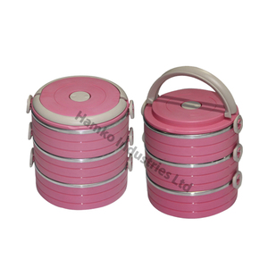 Fiambrera Tiffin de cuerpo interior de acero inoxidable de primera calidad, de varios niveles fiambrera, respetuosa con el medio ambiente, la mejor venta de transportadores de alimentos para comidas saludables - Product Image 1