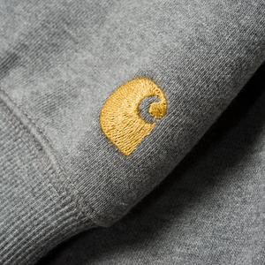 Sudadera con Capucha para Hombre, Talla XXS, Tejido French Terry Grueso, Antipilling, Forrada, Diseño con Bordado Técnico, Color Gris Jaspeado - Product Image 2