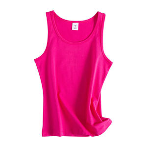 Camiseta sin mangas Sexy informal nueva personalizada para mujer Y2K camisetas sin mangas de punto transpirables lisas cómodas camisetas sin mangas para mujer - Product Image 2