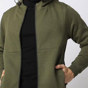 Wholesale Custom Logo Men <b>Zipper</b> <b>Jacket</b> Windbreaker <b>Jacket</b> for Men Breathable Material Long Sleeve Men Hoodie - Product Image 6