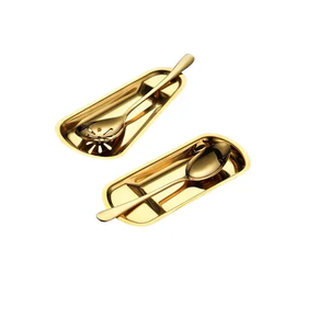 Top à la mode en laiton cuisson cuillère reste support maison cuisine Table à manger décoratif soupe cuillère reste support support - Product Image 1