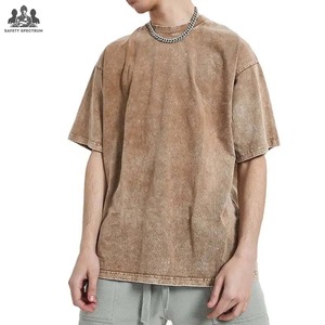 T-shirt vintage pour homme, effet délavé à l'acide |   Coupes classiques 100% coton unisexe |   Tissu tricoté |   Écologique, séchage rapide, respirant |   Décontracté - Product Image 1