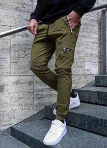 Pantalon de jogging décontracté de haute qualité pour hommes Vêtements d'entraînement légers avec cordon de serrage Usine directement vendue à bas prix - Product Image 6