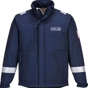 เสื้อแจ็คเก็ตสีดำเครื่องแบบพนักงานรักษาความปลอดภัยดีไซน์คุณภาพสูง - Product Image 3