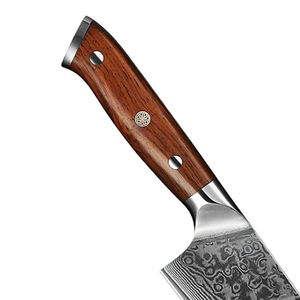 Cuchillo de Chef de Acero de Damasco a Precios Mayoristas, Cuchillo de Cocina Premium de Acero Inoxidable con Hoja y Mango de Madera - Product Image 6