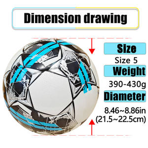 High Quality Customized Logo <b>Football</b> <b>Machine</b> Stitched Tpu Anyball Brand Deflated Size 5 Soccer Balls Training Oem Supported - Product Image 2