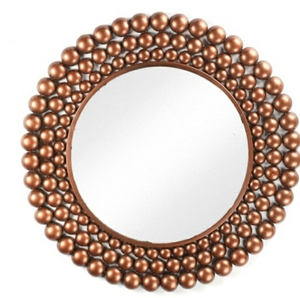 Meilleurs prix pour le miroir mural au design moderne avec cadre en métal de forme ronde Décoration murale unique à vendre par les exportateurs - Product Image 2