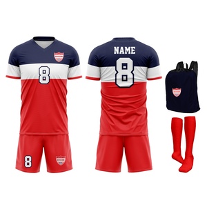 Conjuntos de Uniformes de Fútbol Personalizados, Camisetas de Fútbol Transpirables y Elásticas de Manga Corta, Jersey de Fútbol para Hombre - Product Image 3