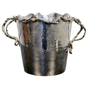 Logotipo y tamaño personalizados disponibles Cubo de hielo de vino hecho en metal de la mejor calidad Enfriador de botellas de bebidas Tinas de bebidas para fiestas - Product Image 3