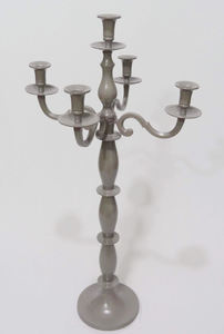 Candelabro Dorado para Bodas, Candelabro de Lujo, Centro de Mesa Decorativo, Florero, Candelabro de 5 Brazos, Decoración de Mesa - Product Image 4