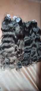 Bundles de cheveux Remy indiens crus de haute qualité Vague naturelle Styles de vague profonde lâche Bonne qualité BUNDLES DE CHEVEUX HUMAINS crus de bonne qualité - Product Image 3