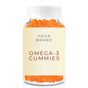 OEM Custom Label <b>Omega</b>-<b>3</b> <b>Gummies</b> with EPA & DHA Brain Health & Positive Mood 2-Year Shelf Life - Product Image 6