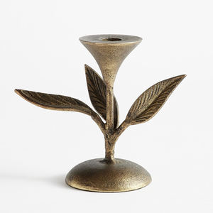 Soportes de velas de aluminio para centros de mesa Decoraciones Portavelas de vidrio de aluminio Linterna Best Seller - Product Image 3