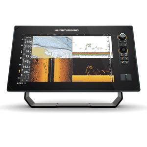 HUMMINBIRD APEX 13 Sonda de Pesca con Tecnología CHIRP, GPS, Plotter de Cartas, Sonar, Pantalla de Datos del Motor, Precisión de +/-3/32 Pulgadas a 2000 Pies, 1 Año de Garantía - Product Image 1