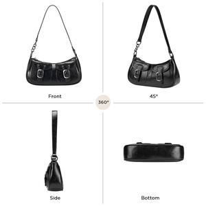 Sacs à main pour femmes de créateurs, sacs à main en cuir PU souple avec fermeture à glissière, imperméables, de haute qualité, en vente - Product Image 6