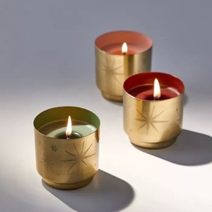 Brass Material Golden Polish Shinny Table Top Candle <b>Holder</b> Home Decor Best Selling Christmas <b>Tealight</b> <b>Holder</b> - Product Image 2