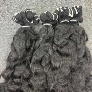 เส้นผมธรรมชาติเป็นลอนผมมนุษย์100% ผมดิบจากเวียดนาม - Product Image 2