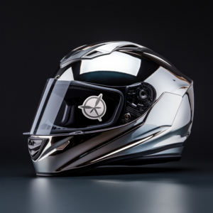 Autocollants personnalisés en vinyle argenté métallisé, imperméables, résistants aux déchirures et à la chaleur, découpés à la forme, pour casques, vélos, casques de sécurité, et usage professionnel - Product Image 4