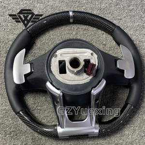 Volant en fibre de carbone personnalisé avec étiquette métallique adapté à <span class=keywords><strong>Mercedes</strong></span> <span class=keywords><strong>AMG</strong></span> C63 GT C43 C63 W221 S63 W205 W204 W213 - Product Image 6