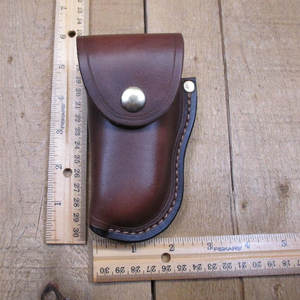 Étui en cuir marron fait main de haute qualité, durable, pour port dissimulé, avec clip en acier, options personnalisées - Product Image 5