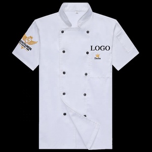 Abrigo transpirable con estilo blanco, ropa de cocina, uniformes de <span class=keywords><strong>Chef</strong></span> para repostería, Pizza, Sushi, funciona, <span class=keywords><strong>Restaurante</strong></span> japonés italiano con logotipo - Product Image 1