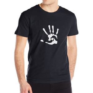 T-shirt homme 2026 personnalisé avec logo, coupe oversize courte, noir délavé, 300 g/m², en coton, pour impression, par le fabricant - Product Image 2