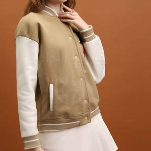 Plus Size Women Letterman Jacket Wholesale Letterman Jacket Sustainable Letterman Jackets In Stock - Product Image 2