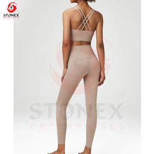 2025 Offres Spéciales femmes Yoga Fitness ensembles entraînement Yoga sport ensemble porter des vêtements de sport vêtements de sport pour femmes Yoga ensembles - Product Image 2
