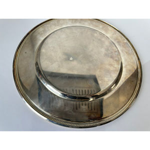 Manteles individuales redondos y placas de cargador Placas de cargador de diseñador de plata de Calidad exclusiva para bodas y cualquier otro uso de ocasión - Product Image 5