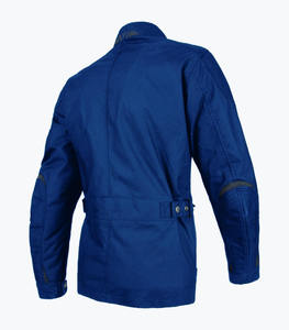 Professionnel fabrique une veste de motard Cordura bleue 100% veste de motard Cordura coupe-vent en tissu original par Boomletcorp. - Product Image 2