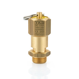 Válvula de Seguridad de Latón Sellada de 3/8" y 10 Bares con Certificación CE - Válvula de Alivio de Presión Tipo Sellado - Material de Latón - Product Image 1