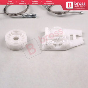 BWR504 Kit de reparación de regulador de ventana puerta trasera derecha para 3 Series E46 1998-05 4/5 Door 51358212100 Bross Auto Parts Made in Turkey - Product Image 2
