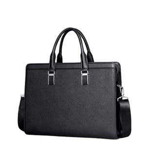 Nouvelle sacoche d'affaires de luxe pour homme, portable, en cuir microfibre, imperméable, avec logo personnalisé, pour ordinateur portable, pour le bureau - Product Image 3