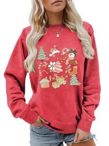 100% coton femmes sweats à capuche Anti-rides respirant sweats manches longues 3D personnalisé imprimé chemises décontractées déco Badge pour - Product Image 6