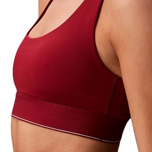 Sujetador Deportivo de Alta Elasticidad para Mujer, Talla Grande, Espalda Cruzada, Antigolpes, para Correr, Gimnasio, Yoga, Cuello en U, Soporte Inalámbrico, Personalizado - Product Image 6