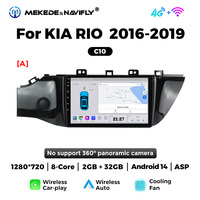 MEKEDE C30 Plus Unidad de Navegación para Coche Android Pantalla Mp3 Reproductor de Video Radio para KIA RIO 2016-2019