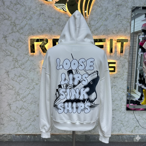 Logo privé de qualité supérieure, le plus demandé, sweat à capuche zippé Puff Printed fabriqué en usine, sweats à capuche à bas prix pour hommes - Product Image 2