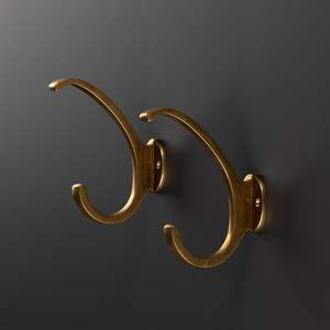 Decorative brass <b>wall</b> <b>hooks</b> suitable <b>for</b> farmhouse style homes providing reliable support <b>for</b> bags scarves <b>keys</b> organization - Product Image 1