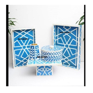 Mother of Pearl Inlay Cake Stand | Handmade Wooden Dessert Display Stand | <b>Eid</b> Wedding Home Decor <b>Gift</b> | Luxury Serving Stand - Product Image 4