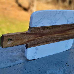 Grande planche à découper en bambou d'acacia biologique de haute qualité moderne et personnalisée nouveauté fabricant indien prix raisonnable - Product Image 3